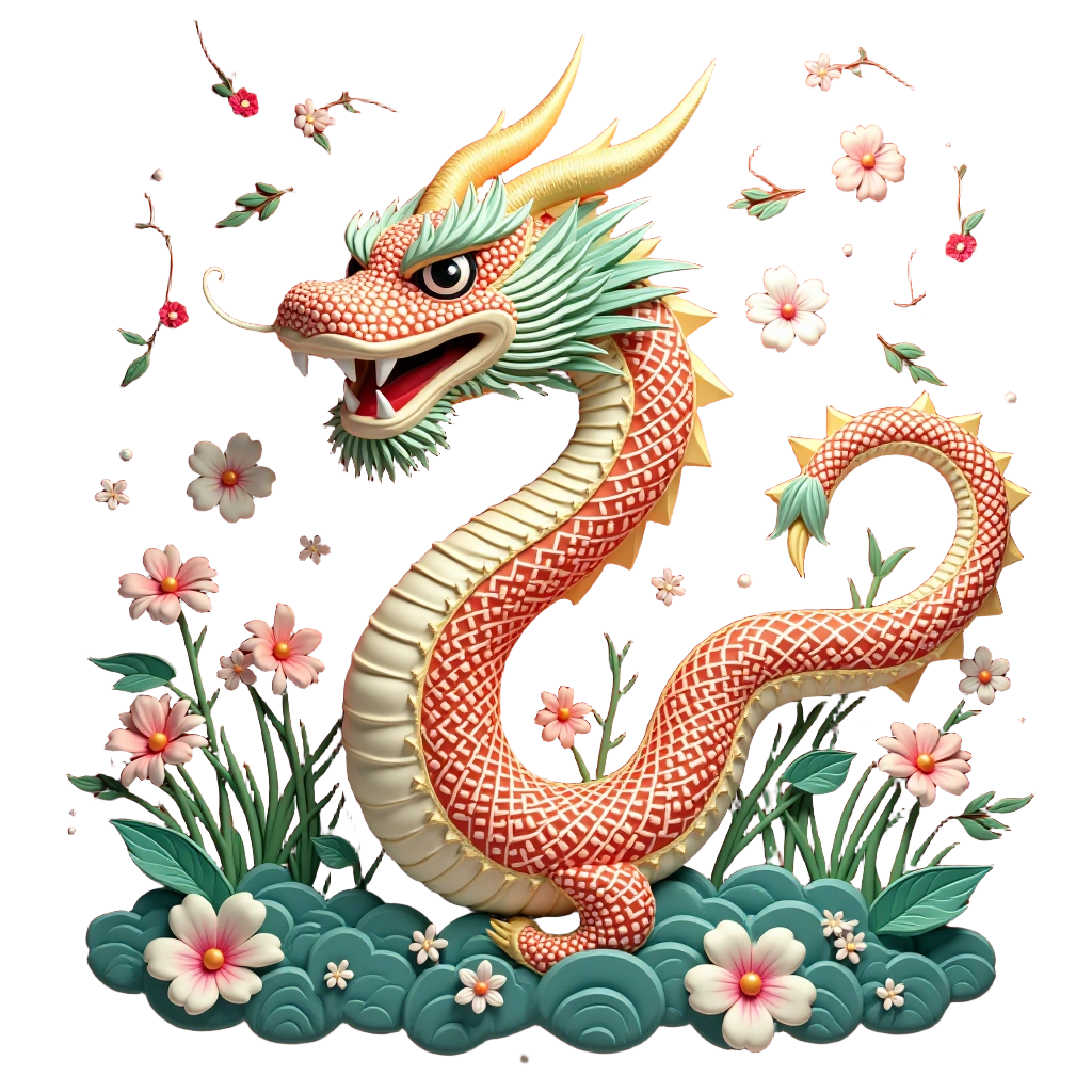 Oriental Dragon in Bloom